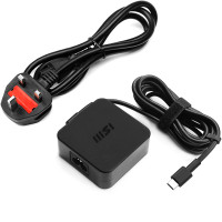 MSI Stealth 16 AI Plus charger AC Adapter 65W MSI Stealth 16 AI Plus charger AC Adapter 65W